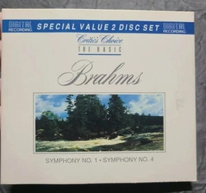 The Basic Brahms CD, 2 Discs, Intersound 1990 Critics choice GREAT condition - Picture 1 of 4