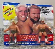 WCW GALOOB 1990 RICK FLAIR & ARN ANDERSON figures Tag Team Superstars RARE