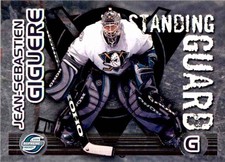 2003-04 Pacific Supreme Standing Guard Jean-Sebastien Giguere #1