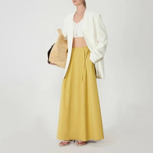 Mujer THE ROW Verano Nuevo Algodón Suelto Aire Pantalones Falda Larga Suelta - Imagen 1 de 17