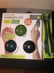 Kit de terapia de manos GAIAM con niveles suaves, medios y firmes, con masajeador de dedos - Imagen 1 de 4