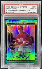 2002 Bowman Chrome Gavin Floyd Autograph PSA 9 MINT Giants Auto Refractor RC