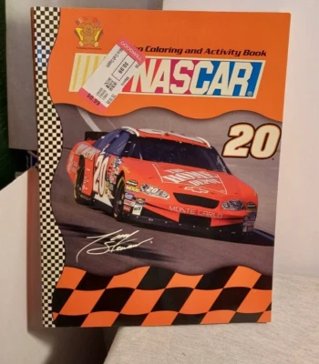 NASCAR ТОНИ СТЮАРТ РАСКРАСКА + КНИГА АКТИВНОСТИ. BENDON КНИГИ 2004 НЕИСПОЛЬЗОВАННЫЙ ОТЛИЧНОМ СОСТОЯНИИ. - Изображение 1 из 4