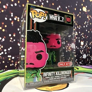 Funko POP! Marvel What If? Infinity Killmonger 989 Blacklight Target + Protector - Imagen 1 de 6