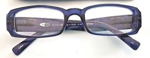 New! Foster Grant Simply Specs PIPPA Blue 1.50 Reading Glasses W/Soft Case! - Picture 1 of 3