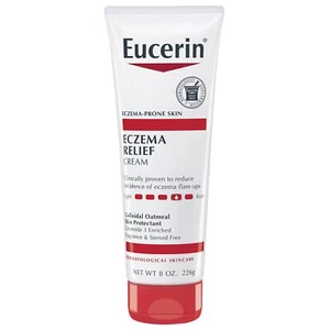 Eucerin Crema Corporal Alivio Eczema 8Oz 24 Horas Hidratación Sin Fragancia... - Imagen 1 de 10