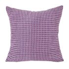 Soft Corduroy Grids Checks Throw Pillow Case Solid Color Plaids Cushion Cover