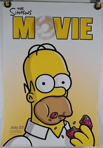 MINI PÓSTER DE PELÍCULA ORIGINAL ENROLLADO DE LOS SIMPSON (2007) - Imagen 1 de 1