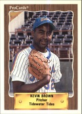 1990 Tidewater Tides ProCards #535 Kevin Brown - NM-MT