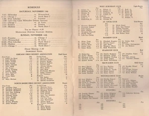 MIDWEST FIELD HOCKEY TOURNAMENT 1937 PROGRAM MILWAUKEE - Picture 1 of 2