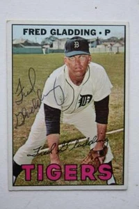 Detroit Tigers star Fred Gladding signed / autographed 1967 Topps baseball card- - Picture 1 of 1