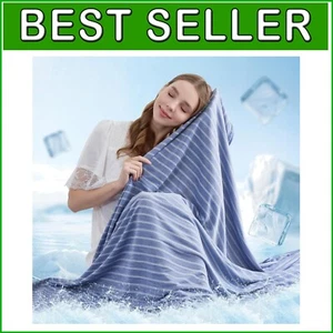 Lightweight Cooling Blanket for Hot Sleepers - King Size 90”x108” Availability - Picture 1 of 11