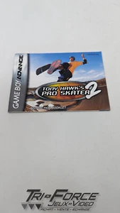 Tony Hawk's Pro Skater 2 Gameboy Advance Instructions Manual / Booklet ONLY - Imagen 1 de 1