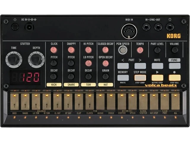 Korg Volca Beats Analog Rhythm Machine Synthesizer with Built-in Sequencer - Image 1 of 1