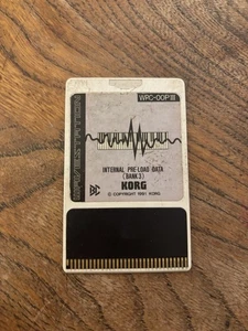 Korg Wavestation WPC-00P III Internal Preload Data Bank 3 Card - Picture 1 of 1