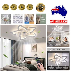Energy Efficient Ceiling Fan with Remote, 27In Bladeless Light for Modern Homes - Picture 1 of 10