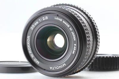 [Near MINT] Minolta MD W.ROKKOR 35mm f/2.8 Wide Angle MF SLR Lens From JAPAN - Image 1 of 4