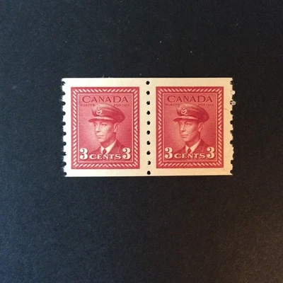 BroadviewStamps COIL SALE!  Canada #265 pair. MNH VF  Perf 8 - Image 1 of 2