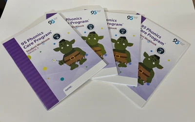 95% Group 95 Phonics Core Program Student Workbook Grade 3 Vol. A - D (Set Of 4) - Image 1 of 4