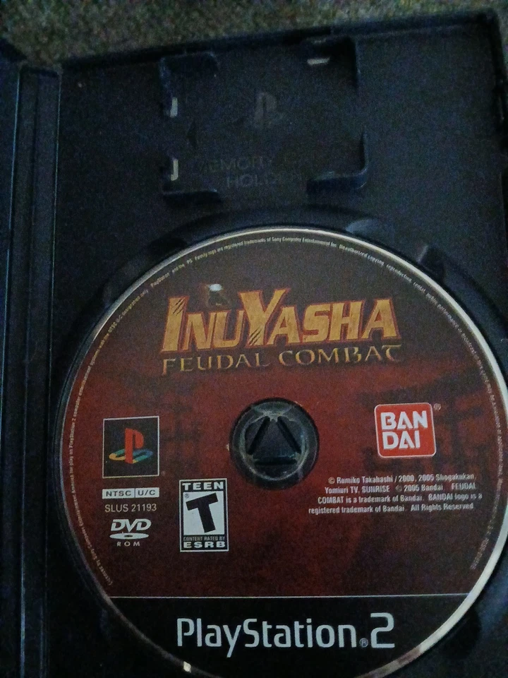InuYasha: Feudal Combat - PlayStation 2 - PS2 - Disc Only - Tested - Image 1 of 1