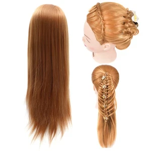 Cabezal de Práctica Cabello Dorado para Peluquería 24 x 16 x 12 cm - Imagen 1 de 12