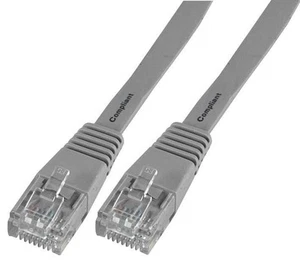 Pro Signal - Kabel Ethernet Cat5e LSOH Datar, 1.5m Kelabu - Picture 1 of 1