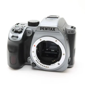 Pentax K-70 Silky Silver DSLR Camera Body #258 - Picture 1 of 12