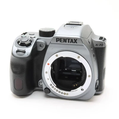Pentax K-70 Silky Silver DSLR Camera Body #258 - Image 1 of 4