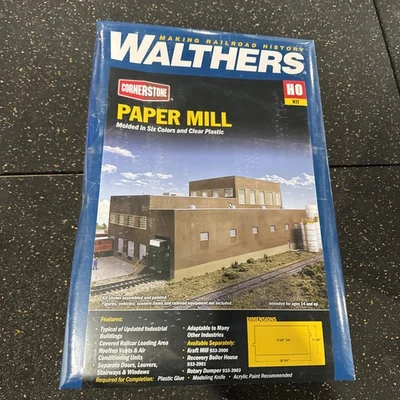 Walthers 933-3902 Paper Mill Superior Paper New Sealed - Image 1 of 4