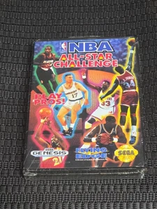 NBA All-Star Challenge (Sega Genesis, 1992) Brandneu, gerissenes Siegel wie auf Fotos zu sehen - Bild 1 von 8