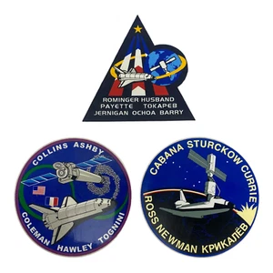 Vintage Space Flight Awareness NASA/Russian Space Stickers Lot of 3. RARE. - Picture 1 of 5