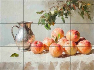 Natura morta piastrelle backsplash Lazar studio frutta arte ceramica murale OB-LAZ1029-4 - Foto 1 di 2
