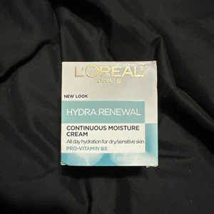 Crema hidratante L'Oreal Hydra Renewal piel seca sensible Pro vitamina B5 1,7 OZ - Imagen 1 de 5