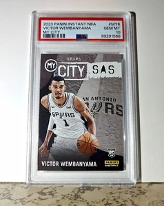 Victor Wembanyama 2023 Panini MyCity Rookie NBA #MY-6 Card PSA 10 Gem Mint - Picture 1 of 2