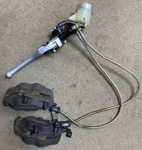 1994 HONDA CBR900RR BRAKE CALIPERS master cylinder LEVER LINE FRONT SYSTEM - Picture 1 of 6