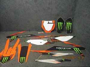 KTM SX/SXF 125-450 2016-2018 EE. UU. Pro Circuit Factory Team kit de gráficos GR033 - Imagen 1 de 5
