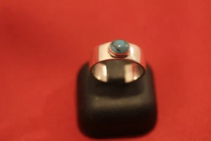 Ring Silver 925 Turquoise 5.7g - Picture 1 of 4