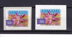 AUSTRALIA SG ???? MNH MINT STAMP SHEET 2002 DESERT STAR FLOWER 2 TYPES - Picture 1 of 1