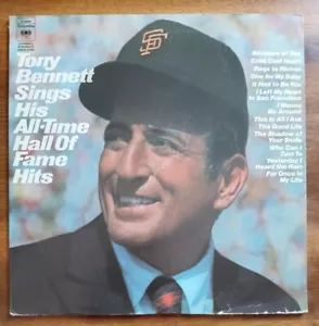 Tony Bennett Sings His All-Time Hall Of Fame Hits Vinyl LP Record Album - Foto 1 di 6