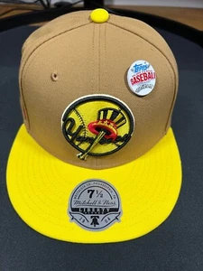 Yankees 2023 Lids HD x Mitchell & Ness 1978 TOPPS Chrome Retro Fitted Hat 7 1/2 - Picture 1 of 5