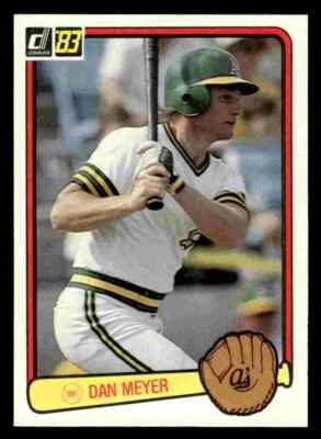 1983 Donruss Dan Meyer #413 - Oakland Athletics - Image 1 of 2