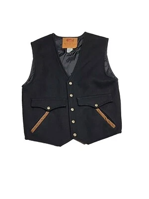 Vintage Schafer Outfitter Wool Blend Style 825 Western Vest Men Medium USA Made - Image 1 of 4