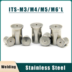 ITS-M3/M4/M5/M6 Spot Stud Welding Nuts Stainless Steel Female Threaded Studs - Picture 1 of 35