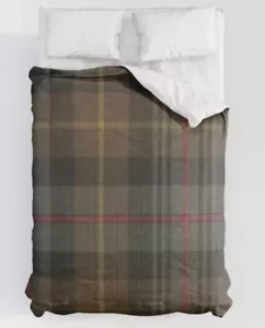 Society 6 Tartan Plaid Pattern Comforter Set Queen - Picture 1 of 7