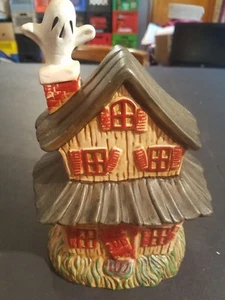 Vintage 1986  MSR Imports Ceramic Porcelain Halloween House Music Box. - Picture 1 of 12