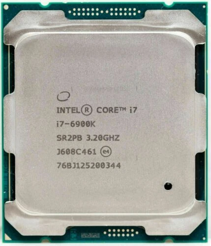 Intel Core i7-6900k CPU processor 8-Core 16-Threads 3.2ghz lga2011- v3 140w 20mb - Image 1 of 1