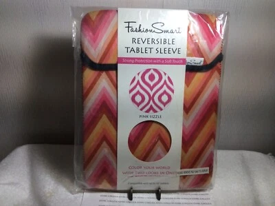 FASHION SMART REVERSIBLE TABLET SLEEVE New in sealed plastic holds 10” Tablets - Image 1 of 3