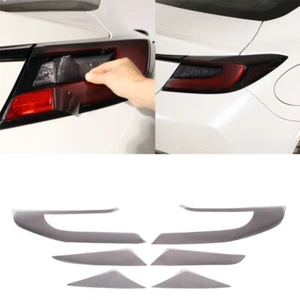 6PCS Rear Tail Light Eyebrow Lamp film Sticker Trim For Subaru BRZ 2022-2023 - Picture 1 of 12