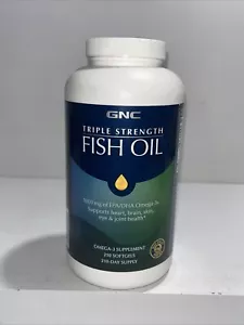 Triple Strength Fish Oil 1000mg, Omega 3, Sealed 210 Softgels - Picture 1 of 13