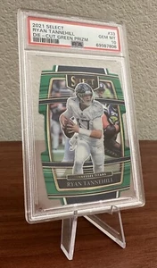 2021 Panini Select Ryan Tannehill Die-Cut Green Prizm #33 Concourse /5 PSA 10 - Bild 1 von 2